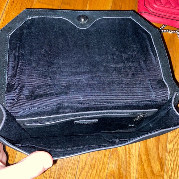 BCBG Maxazria black suede clutch - Picture 2 of 3